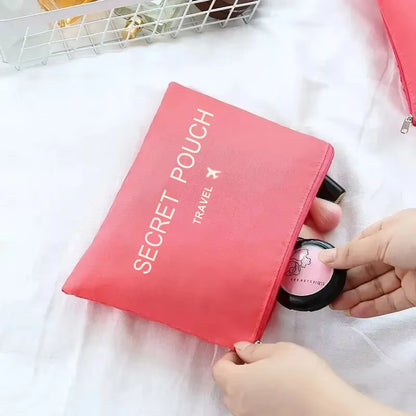 6 Pcs/Set Pink/Blue/Grey Travel Storage Bag Large Capacity Waterproof Luggage Clothing Underwear Storage with Zipper